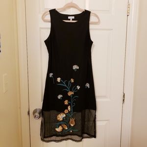 K/Lab Embroidered Mesh Floral Dress